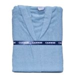 Cannon Hooded Bathrobe Sea Glass 100% Cotton